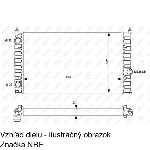 Chladiče vody POLCAR 671308-3