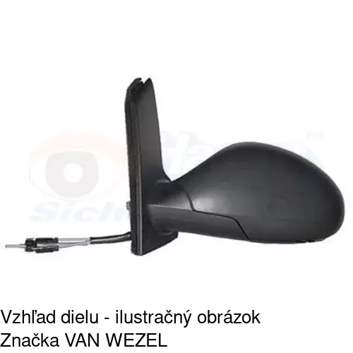 Rám vonkajšieho zrkadla 673054TM /POLCAR/ - obr. 5