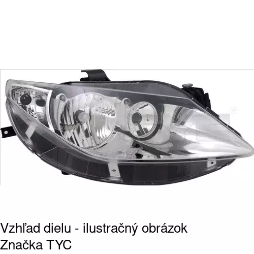 Hlavný reflektor POLCAR 6732102E