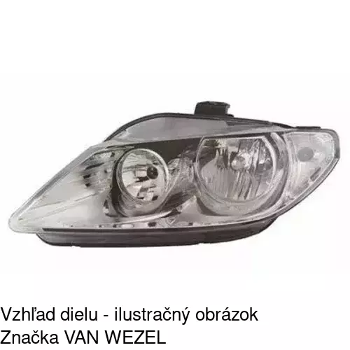 Hlavný reflektor POLCAR 674009-E - obr. 1