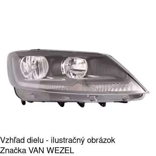 Hlavný reflektor POLCAR 675210-E - obr. 3