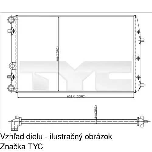 Chladiče vody POLCAR 6913085X - obr. 1