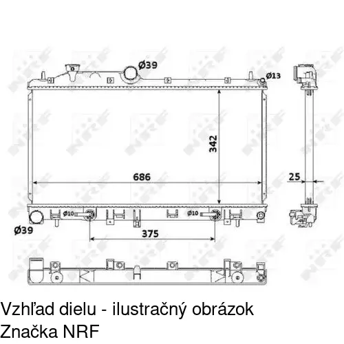 Chladiče vody POLCAR 724308-1