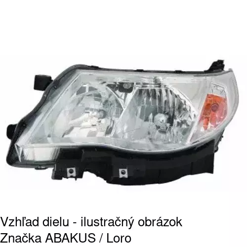 Hlavný reflektor POLCAR 724309-E - obr. 1