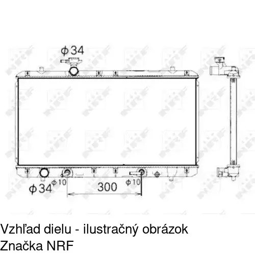 Chladiče vody POLCAR 741408-2