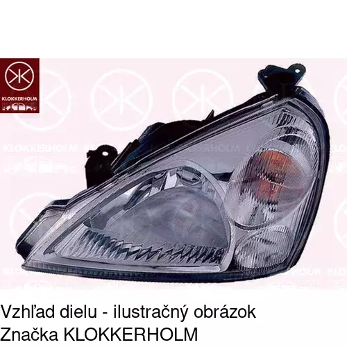 Hlavný reflektor POLCAR 741410-E