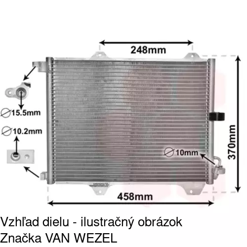 Chladiče klimatizácie POLCAR 7420K8C1 - obr. 2