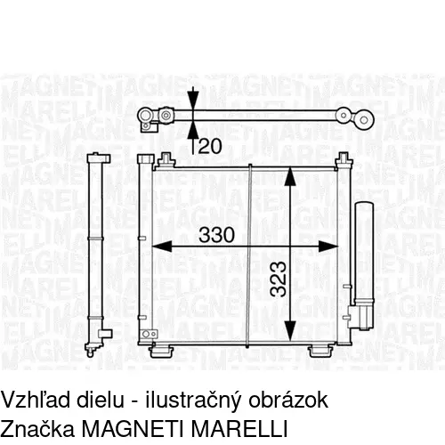 Chladiče klimatizácie POLCAR 7420K8C2