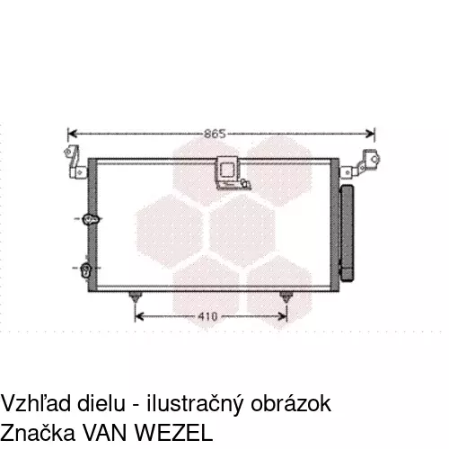 Chladiče klimatizácie POLCAR 8060K8C1