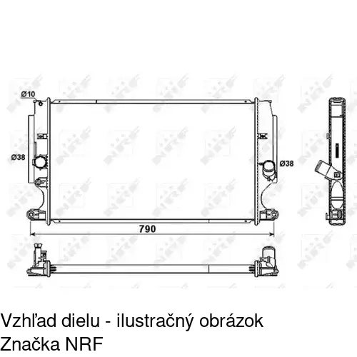 Chladiče vody POLCAR 811608-4