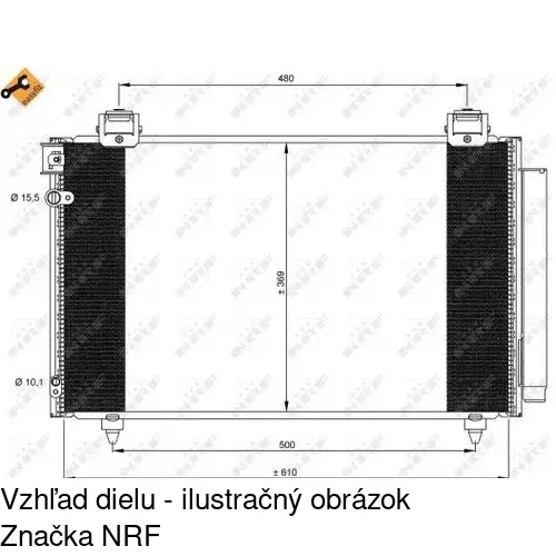 Chladiče klimatizácie 8125K8C2 /POLCAR/ - obr. 1