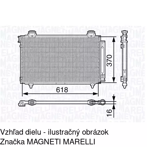 Chladiče klimatizácie 8125K8C2 /POLCAR/ - obr. 3