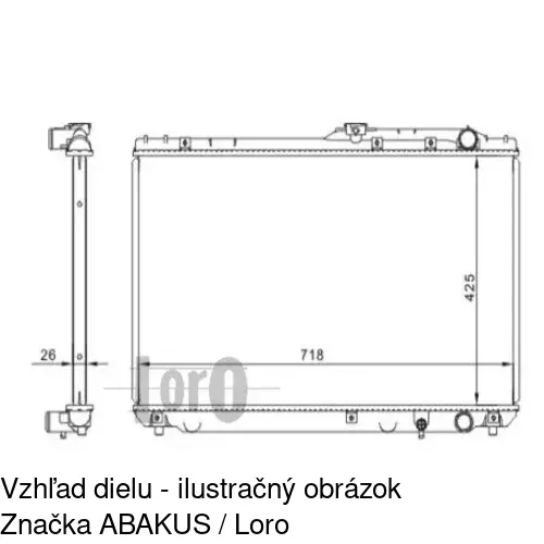 Chladiče vody POLCAR 813308-4 - obr. 2