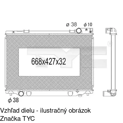 Chladiče vody POLCAR 8150081K