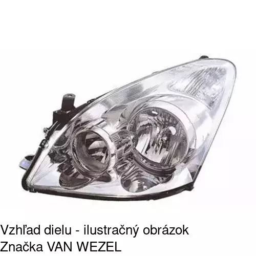 Hlavný reflektor POLCAR 818609-E