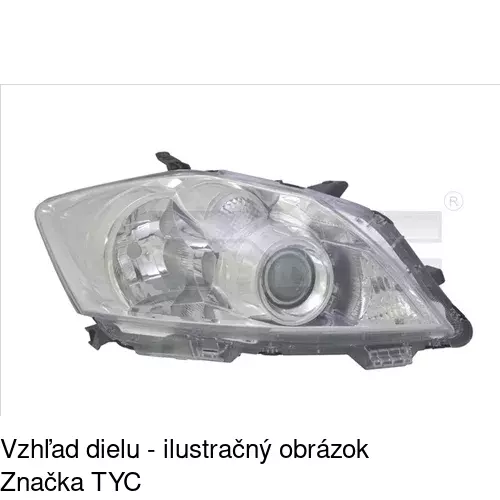 Hlavný reflektor POLCAR 81C110-E - obr. 2