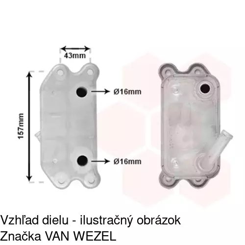 Chladiče oleja POLCAR 9033L81X - obr. 4