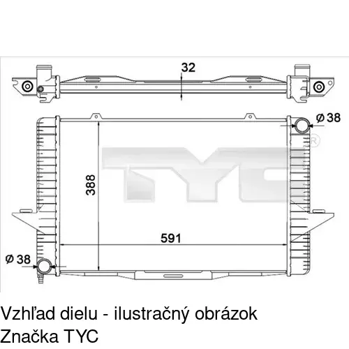 Chladiče vody POLCAR 908508-1