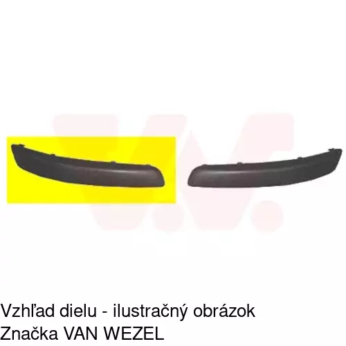 Lišta nárazníka POLCAR 951307-6 - obr. 1