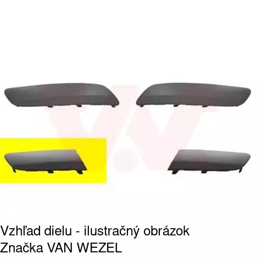 Lišta nárazníka POLCAR 95130732