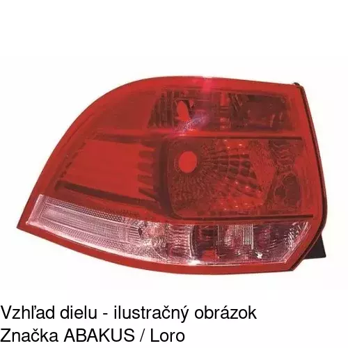 Zadné svetlo POLCAR 9513874E - obr. 2