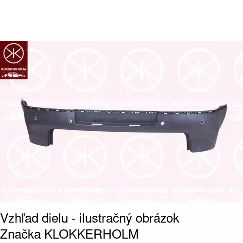 Zadný nárazník POLCAR 9513961J