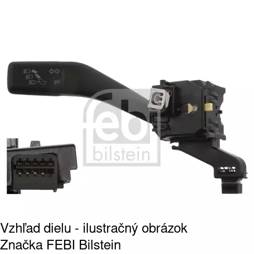 Združený prepínač POLCAR 9513PZS2