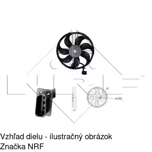 Ventilátory chladičov 952523W7 /POLCAR/ - obr. 2