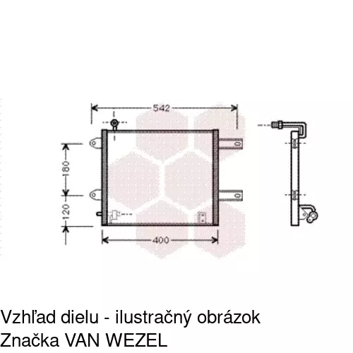 Chladiče klimatizácie POLCAR 9525K8C2 - obr. 1