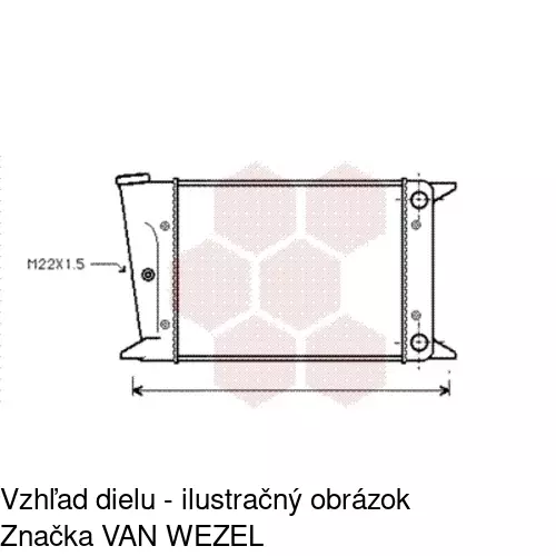 Chladiče vody POLCAR 953108-6