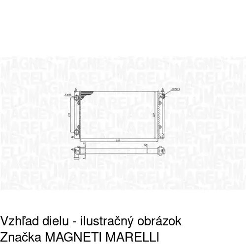 Chladiče vody POLCAR 953408-4 - obr. 1