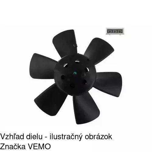 Ventilátor bez krytu / podpery POLCAR 953423U1 - obr. 3