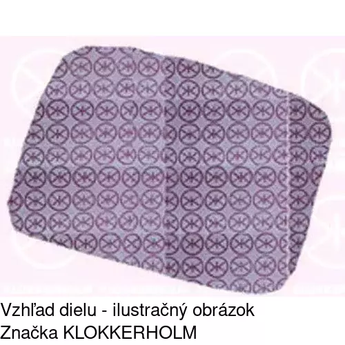 Vonkajšie zrkadlo POLCAR 9534522E