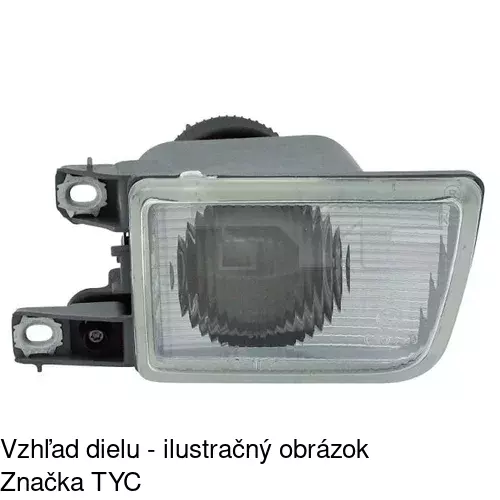 Hmlové svetlo - predné POLCAR 9538290E
