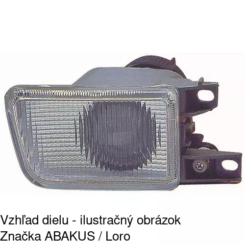 Hmlové svetlo - predné 9538290E /POLCAR/ - obr. 3