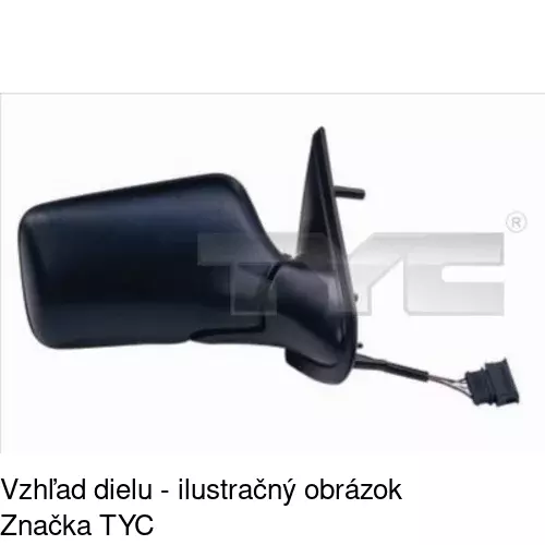 Vonkajšie zrkadlo 9538512E /POLCAR/ - obr. 5