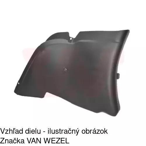 Dolný kryt nárazníka POLCAR 9538FP-4