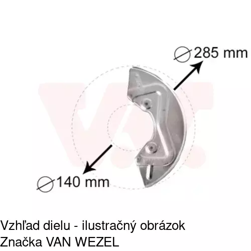 Brzdovy štít POLCAR 9538OT10 - obr. 4