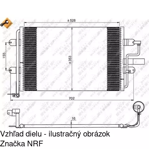 Chladiče klimatizácie POLCAR 9541K8C1S