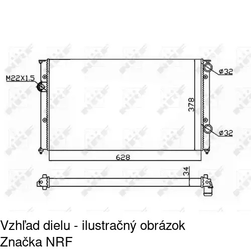 Chladiče vody 954608A7 /POLCAR/ - obr. 4