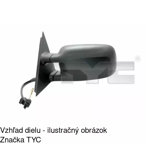 Vonkajšie zrkadlo POLCAR 9546512E - obr. 2