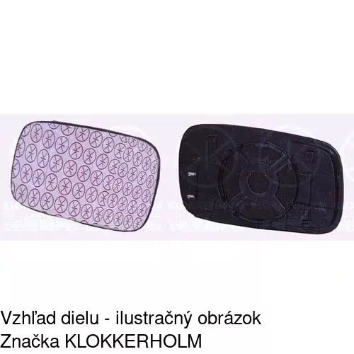 Vonkajšie zrkadlo POLCAR 9546515E