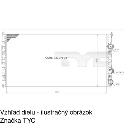 Chladiče vody POLCAR 954708-2