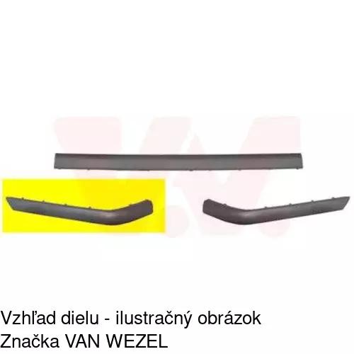 Lišta nárazníka POLCAR 954896-7 - obr. 2