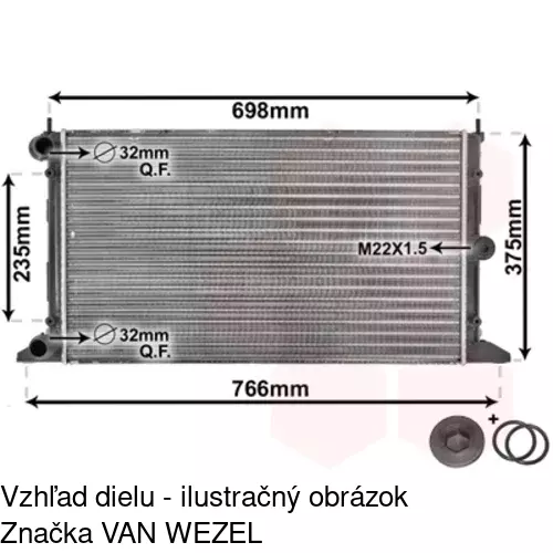 Chladiče vody POLCAR 955008-2 - obr. 5