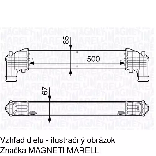 Chladiče vzduchu (Intercoolery) POLCAR 9550J8-1