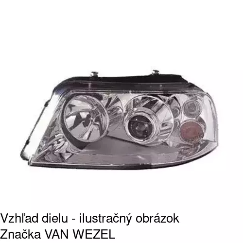 Hlavný reflektor POLCAR 9551091U - obr. 1