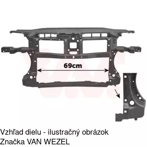 Predné čelo POLCAR 955504 - obr. 2