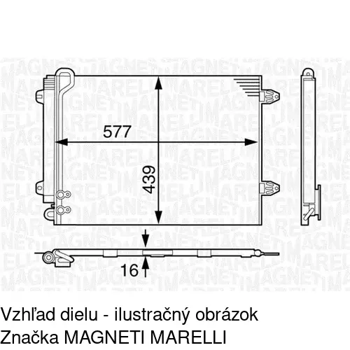 Chladiče klimatizácie POLCAR 9555K8C1