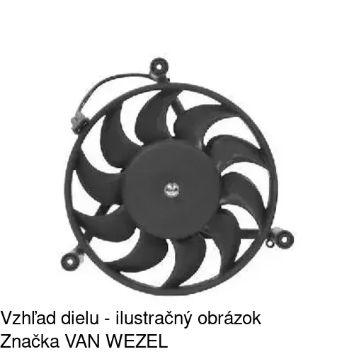 Ventilátor bez krytu / podpery POLCAR 956623U2 - obr. 4